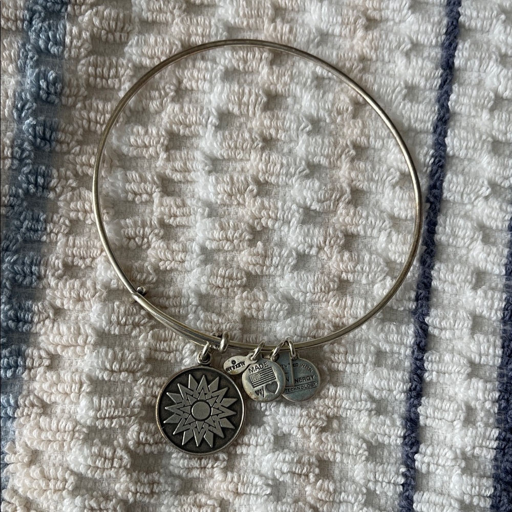 Alex and Ani Silver Charm Bracelet
